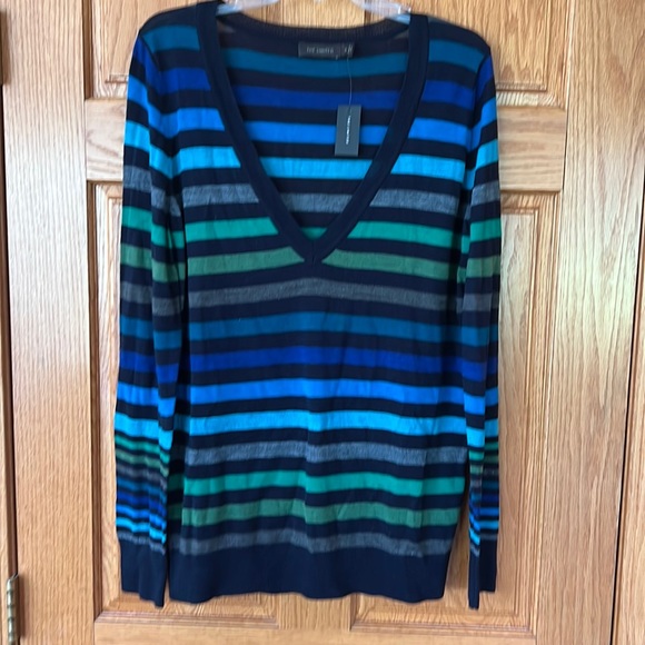 The Limited Sweaters - Women’s striped pullover sweater